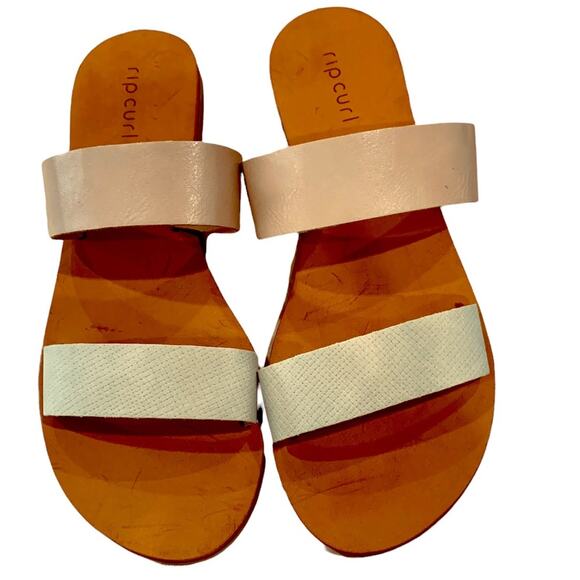 Rip Curl Women's Tallows Slides Sandals - Sand 9 - Picture 1 of 6